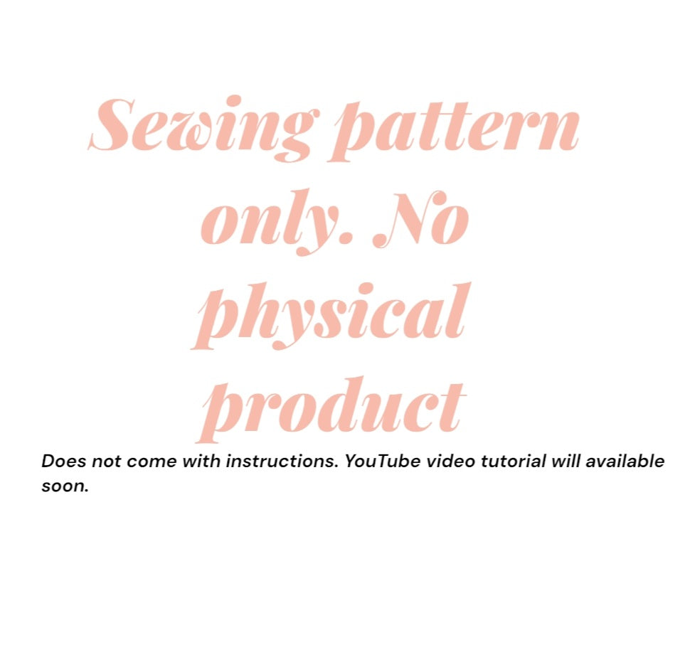 Microkini sewing pattern only