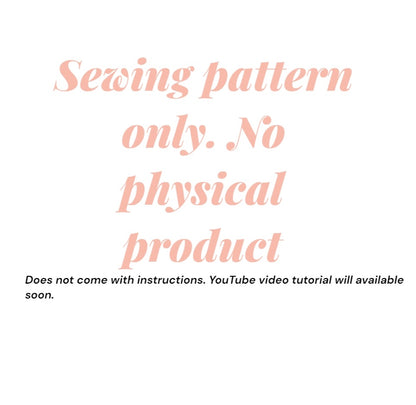 Microkini sewing pattern only