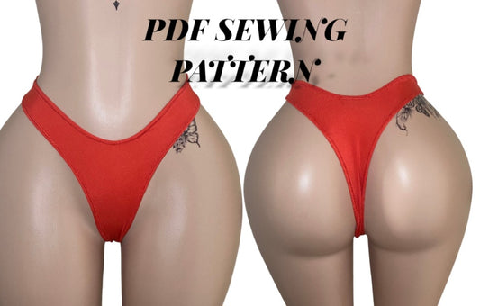 Cheeky thong sewing pattern